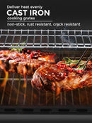 3 & 4-Burner Propane Gas Grills with Side Burners, for Outdoor Cooking, BBQ, Patio, Camping