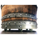 Whiskey & Wine Barrel Coffee Table Set — 4 Chairs