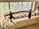 Whiskey & Wine Barrel Stave Stemware Rack — Holds 4 Glasses