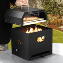 4-in-1 Outdoor Portable Pizza Oven with 12 Inch Pizza Stone by LJGDeals