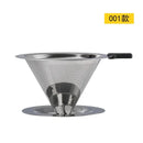 4 pack stainless steel double layer coffee filter funnel kitchen set by Decorbites