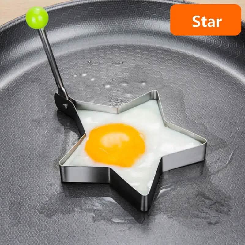 4-Piece Set: Stainless Steel Creative Egg Ring Molds, photo 4 of 6