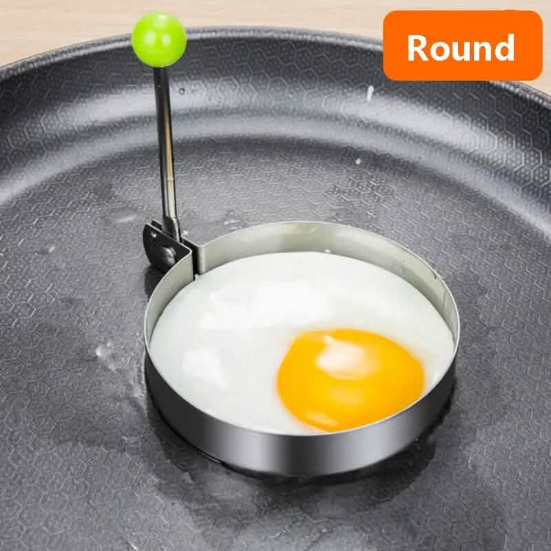 4-Piece Set: Stainless Steel Creative Egg Ring Molds, photo 6 of 6
