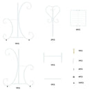 GobekUsa 4-Tier Metal Plant Stand - Indoor/Outdoor Display