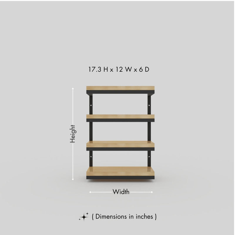 4 Tier Towel Stacker and Bathroom Shelf