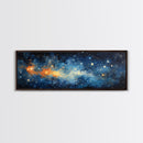 Framed Canvas Print Of The Universe, Space Exploration, Galaxy Print, Astronomical Gift, Room Decor, FREE SHIPPING