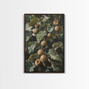 Fig Painting Print - Framed Canvas - Fig Oil Painting, Fig Painting, Kitchen Decor, Rustic Farmhouse, Minimalist Home Decor