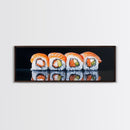 Kitchen Wall Art Home Decor, Dining Room Art, Painting of Sushi Canvas Print, Modern Art, Eclectic Kitchen Decor, Modern Kitchen