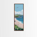 Framed Canvas Print Irish Coastal Art Above Bed Art Nautical Wall Art Ireland Painting Coastal Landscape Ocean Lover's Nautical Decor