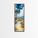 Joshua Tree California Watercolor Painting Print - California Art - Tall Skinny Art - Narrow Art - Joshua Tree Painting - Joshua Tree Art