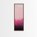 Gradient Pink Ombre Framed Canvas Print Light Pink Abstract Wall Art Bedroom or Living Room Coastal Cowgirl Aesthetic