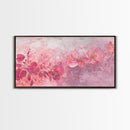 Orchid Bliss Canvas Print Featuring Botanical Prints and Moody Art Pink Wall Art Long Narrow Wall Art Farmhouse Rustic Home Decor