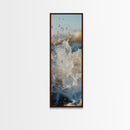 Ocean Splash, nautical wall art, seascape painting, surf wall art, blue and green wall art, coastal decor, Framed Canvas Print