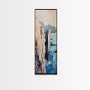 Ireland Painting, Coastal Landscape Art, Seascape Painting, Framed Canvas Print, Nautical Wall Art, Blue and Green Wall Art