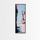 Rock Formations, Scenic Wall Art, Nature Canvas Print, Coastal Aesthetic, Modern Art, Earthy Tones, Landscape Painting, Zen Decor