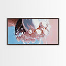 Water Droplets, Surreal Reflection, Abstract Aesthetic, Modern Minimalist Art, Contemporary Home Decor, Living Room Wall Art