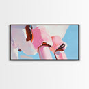 Pink Skull, Contemporary Pop Art, Bold Wall Decor, Cool Living Room Art, Unique Framed Canvas Print, Edgy Aesthetic Artwork