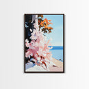 Fall Blossoms, Autumn Aesthetic, Warm Colors, Cozy Vibes, Framed Canvas Print, Living Room Wall Art, Seasonal Decor, Nature Inspired