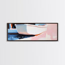 Pastel Bathtub, Soft Interior, Cozy Minimalist, Self Care Aesthetic, Spa Wall Art, Canvas Print, Bathroom Decor, Relaxing Home Style
