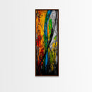 Vibrant Abstract Trees, Colorful Modern Wall Art, Nature Inspired, Boho Art, Framed Canvas Print, Living Room Decor, Bold Statement Art