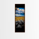 Open Prairie, Sunset Field, Vast Landscape Art, Western Home Decor, Framed Canvas Print, Large Wall Art, Rustic Farmhouse Art, Horizon View
