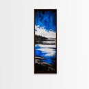 Coastal Serenity, Blue Ocean, Seascape, Canvas Print, Beach House Decor, Modern Wall Art, Minimalist Art, Living Room Wall Art
