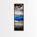 Ocean Wave, Coastal Decor, Beach Wall Art, Canvas Print, Blue Water Painting, Nautical Art, Living Room Wall Art, Ocean Lover Gift