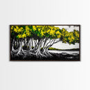 Tree Roots, Forest, Natural, Canvas Print, Modern Nature Art, Woodland Decor, Earthy Home Aesthetic, Botanical Painting, Rustic Wall Art
