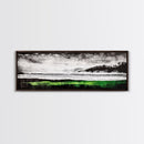 Stormy Beach, Coastal Landscape, Black and White, Canvas Print, Large Wall Art, Modern Home Decor, Bedroom Wall Art, Minimalist Aesthetic