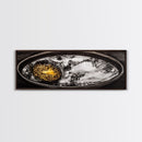 Saturn Rings, Space Art, Planetary Abstract, Canvas Print, Outer Space Decor, Sci-Fi Wall Art, Living Room Art, Celestial Home Decor