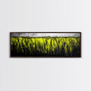 Seaweed Motion, Ocean Canvas Print, Coastal Wall Art, Minimalist Abstract, Green Sea Art, Nature Inspired, Modern Decor, Living Room Art