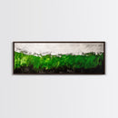 Abstract Green, Modern Minimalist Art, Textured Nature Print, Earthy Wall Decor, Framed Canvas Print, Office Wall Art, Contemporary Home Decor