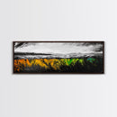 Vibrant Seaweed, Ocean Depths, Underwater Wall Art, Canvas Print, Coastal Living Decor, Abstract Marine Painting, Dining Room Art