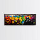Scuba Diver, Underwater Exploration Art, Vibrant Ocean Scene, Bold Nautical Art, Large Canvas Print, Living Room Wall Art