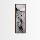Driftwood, Nature Path, Earthy Decor, Rustic Home Style, Framed Canvas Print, Living Room Wall Art, Natural Landscape Photography