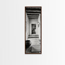 Southwestern Hallway, Adobe Texture, Earthy Decor, Desert Style, Rustic Design, Framed Canvas Print, Entryway Wall Art, Boho Home Vibes