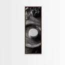 Artisan Soap Closeup, Rustic Spa Detail, Monochrome Still Life, Framed Canvas Print, Bathroom Decor, Minimalist Art, Cozy Home Accent