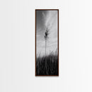 Solitary Grass Print, Minimalist Field Art, Tall Grass Photography, Rustic Bedroom Wall Decor, Framed Canvas Print, Fall Nature Vibe