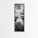 Tidal Pool, Ocean Reflection, Shore Calm, Seascape Beauty, Canvas Print, Minimalist Bathroom Art, Coastal Vibes, Tranquil Decor