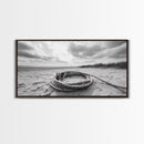 Beach Rope Still, Sand Dune Landscape, Seaside Art, Coastal Minimalist, Canvas Print, Neutral Wall Art, Living Room Coastal Decor, Nautical Style