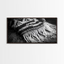 Woven Fringe Detail, Boho Textile Art, Fiber Wall Tapestry, Earthy Home Decor, Canvas Print, Bedroom Wall Art, Bohemian Style Accent