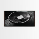 Rustic Soap Bowl, Farmhouse Kitchen Art, Homestead Decor, Simple Living Style, Canvas Print, Country Kitchen Wall Art, Autumn Accent