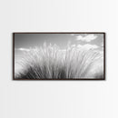 Windswept Grasses, Nature Wall Decor, Prairie Minimalist, Field Botanical Print, Canvas Print, Kitchen Wall Art, Soft Fall Farmhouse Style