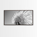 Native Headdress, Feather Crown, Cultural Tribute, Canvas Print, Boho Tribal Decor, Bedroom Wall Art, Monochrome Indigenous Style