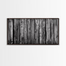 Rustic Wood, Weathered Planks, Barn Texture, Framed Canvas Print, Farmhouse Wall Art, Minimalist Rustic Decor, Kitchen Wall Art, Neutral Tones
