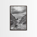Ocean Cliffs, Rugged Coast, Seascape Photography, Travel Inspiration, Canvas Print, Hallway Wall Art, Coastal Modern Decor, Ocean View