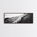 Rope Detail, Coastal Texture, Closeup Knot, Framed Canvas Print, Nautical Wall Decor, Minimalist Wall Art, Beach Home Accent, Ocean Print