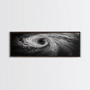Ocean Vortex, Surreal Motion, Abstract Water, Canvas Print, Modern Coastal Decor, Bathroom Wall Art, Minimalist Abstract Photography