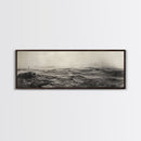 Windy Field, Dust Storm, Desert Mist, Dystopian Vibes, Canvas Print, Fall Office Wall Art, Moody Landscape Photography, Earth Tones