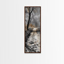 Forest Trail, Autumn Path, Nature Escape, Earthy Journey, Canvas Print, Rustic Fall Wall Art, Entryway or Hallway Decor, Woodland Landscape